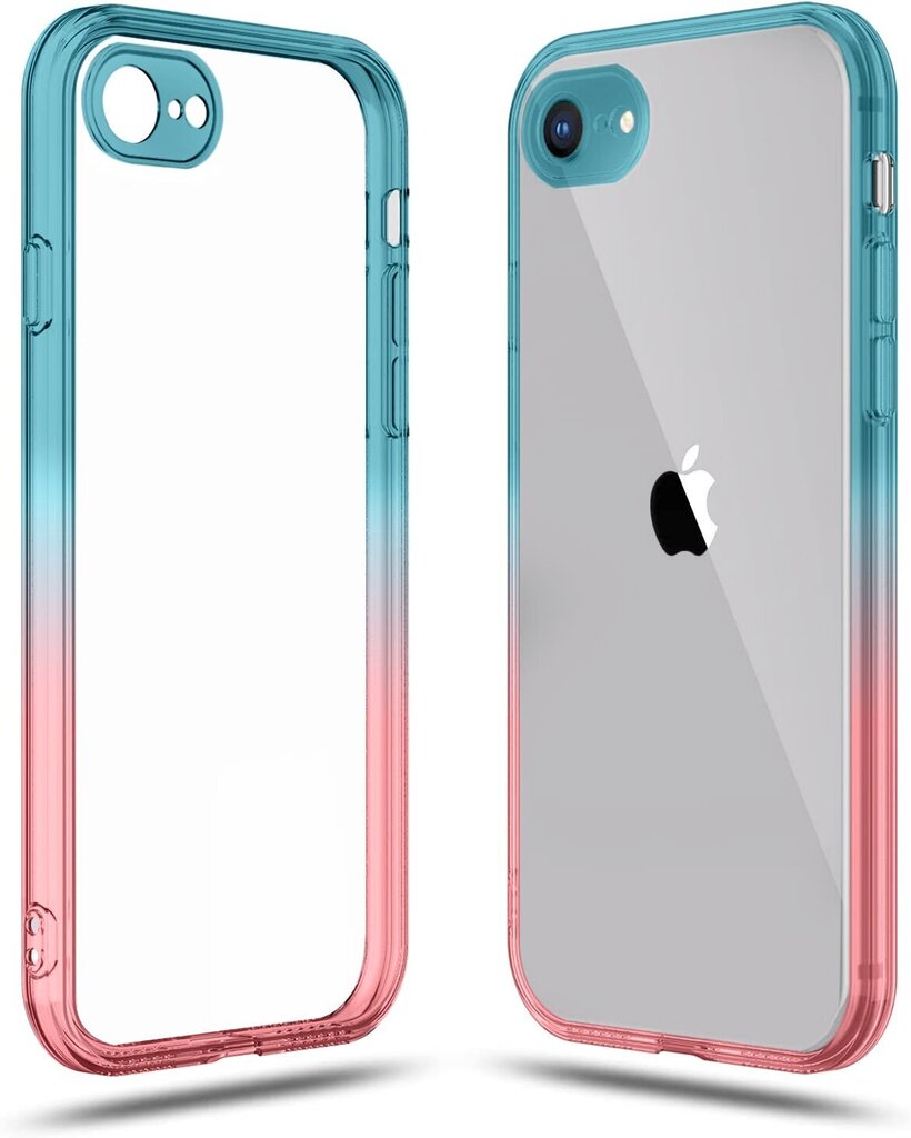 ColorFul Hard Case For Apple iPhone 7/8/SE2020, zils/ rozā cena un informācija | Telefonu vāciņi, maciņi | 220.lv