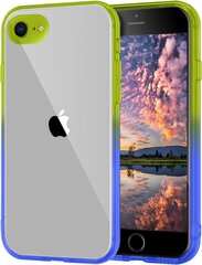 Чехол ColorFul Hard Case For Apple iPhone 7/8/SE2020, green/ blue цена и информация | Чехлы для телефонов | 220.lv