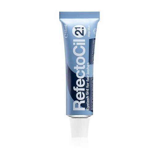 Ilgnoturīga skropstu un uzacu krāsa RefectoCil No 2.1 Deep Blue 15 ml cena un informācija | Uzacu krāsas, zīmuļi | 220.lv