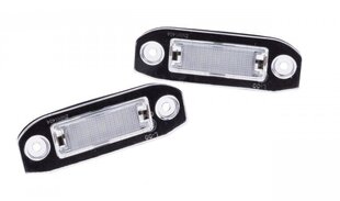 LED numura zīmes apgaismojums 6000K Volvo C30, S40, V50, S60, S80, V70, XC60, XC70, XC90 cena un informācija | Auto spuldzes | 220.lv