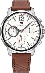 Tommy Hilfiger мужские часы Business 1791531, коричневые цена и информация | Мужские часы | 220.lv