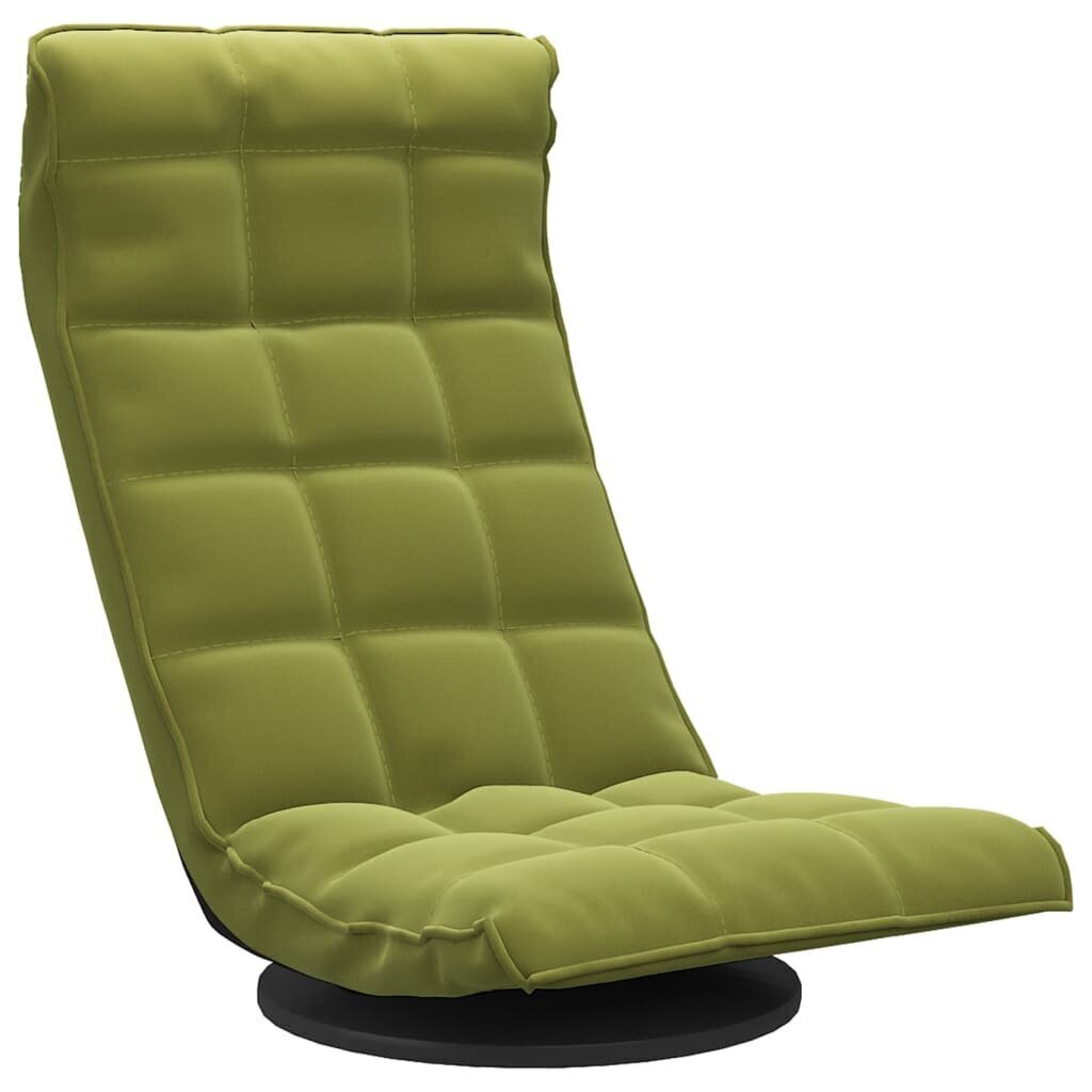 Grozāms grīdas krēsls vidaXL, gaiši zaļš