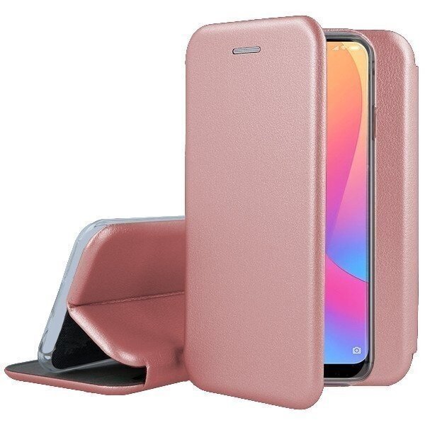Maciņš Book Elegance Samsung G965 S9 Plus rozā-zelts cena un informācija | Telefonu vāciņi, maciņi | 220.lv