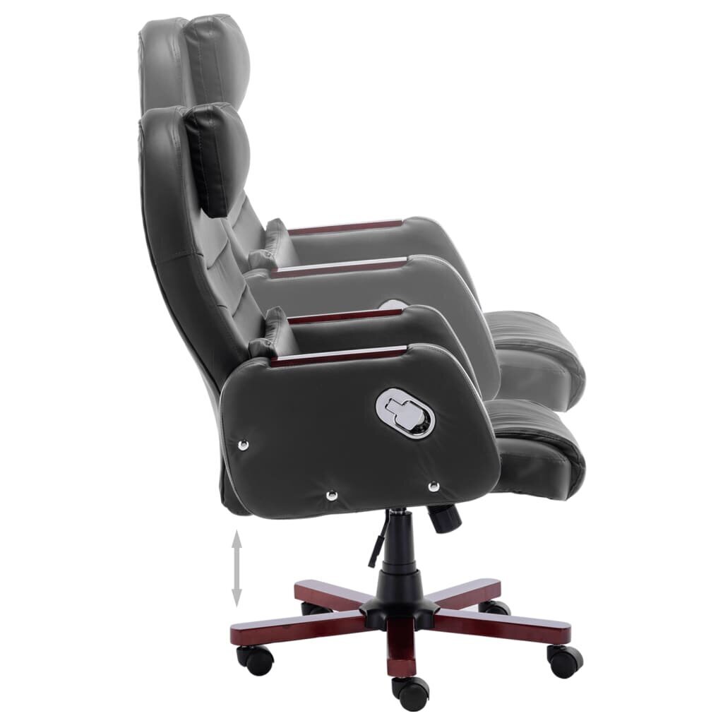 Biroja krēsls vidaXL, melns цена и информация | Biroja krēsli | 220.lv