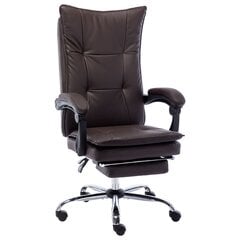 Biroja krēsls vidaXL, brūns цена и информация | Офисные кресла | 220.lv