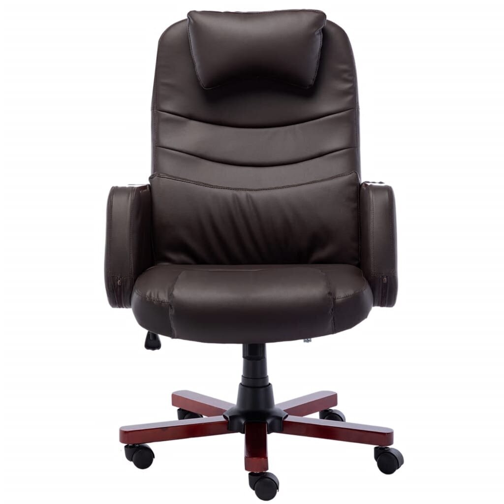 Biroja krēsls vidaXL, brūns cena un informācija | Biroja krēsli | 220.lv