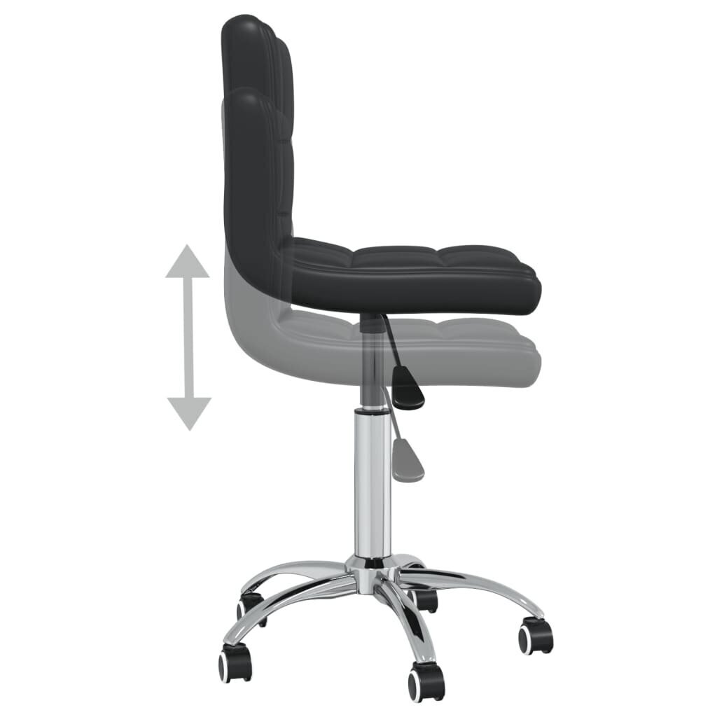 Biroja krēsls vidaXL, melns cena un informācija | Biroja krēsli | 220.lv