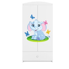 Шкаф для одежды Babydreams, белый цена и информация | Детские шкафы | 220.lv