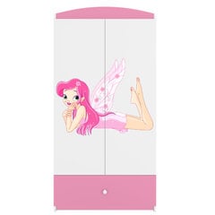 Шкаф для одежды Babydreams, розовый цена и информация | Детские шкафы | 220.lv