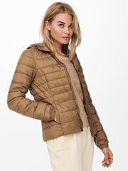 Женская куртка ONLY 80 г 15156569*04, коричневая 5715106944978 цена и информация | Женские куртки | 220.lv