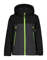 Icepeak softshell jaka Konan JR 51897-8*290, tumši pelēks 6438513682781 cena un informācija | Zēnu virsjakas | 220.lv