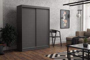 Шкаф NORE Emily 160, темно-серый цена и информация | Шкафы | 220.lv