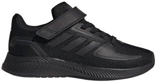 Обувь Adidas Runfalcon 2.0 El. K Black GX3529 GX3529/11.5K цена и информация | Детская спортивная обувь | 220.lv