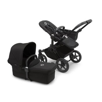 Bugaboo Donkey 5 Mono универсальная коляска, Black/Midnight Black-Midnight Black цена и информация | Коляски | 220.lv