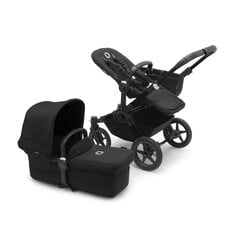 Bugaboo Donkey 5 Mono universālie rati, Black/Midnight Black-Midnight Black cena un informācija | Bugaboo Rotaļlietas, bērnu preces | 220.lv