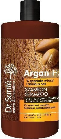 Šampūns bojātiem matiem Dr. Sante Argan Hair, 1000 ml cena un informācija | Šampūni | 220.lv