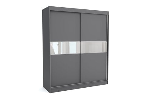 Шкаф NORE Kate 160, темно-серый цена и информация | Шкафы | 220.lv