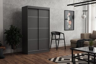 Шкаф NORE Rob 160, темно-серый цена и информация | Шкафы | 220.lv