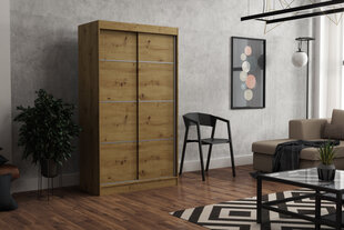 Шкаф NORE Rob 160, коричневый цена и информация | Шкафы | 220.lv