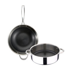 Набор сковородок Masterpro Cookware Hi-Tech 3 (2 шт) цена и информация | Cковородки | 220.lv