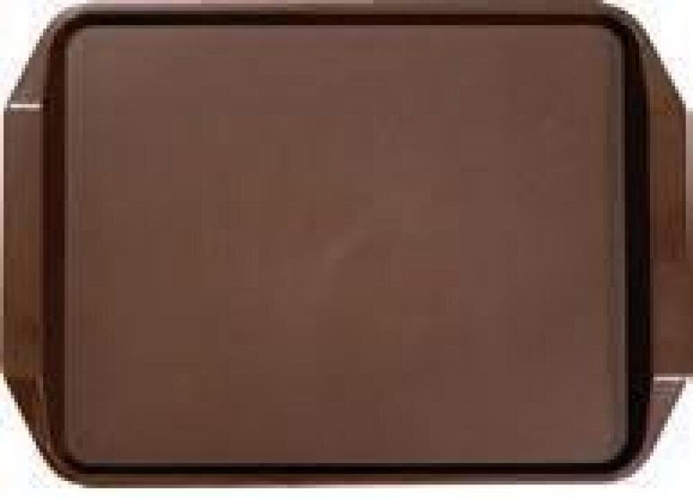 Paplāte ar rokturiem, 30,5x43 cm, brūna, polipropilēns цена и информация | Virtuves piederumi | 220.lv
