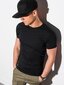 Vīriešu T-krekls Ombre S1370 melns cena un informācija | Vīriešu T-krekli | 220.lv