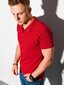 Vīriešu kokvilnas polo krekls S1374 sarkans cena un informācija | Vīriešu T-krekli | 220.lv
