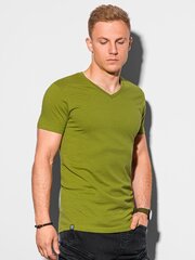 Vīriešu T-krekls Ombre S1369 olīvu cena un informācija | Vīriešu T-krekli | 220.lv
