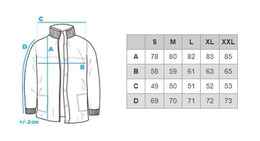 Vīriešu ziemas jaka ar kapuci Ombre C512 olive cena un informācija | Vīriešu virsjakas | 220.lv
