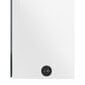 vidaXL vannasistabas skapītis ar spoguli un LED, 50x13x70 cm, balts cena un informācija | Vannas istabas skapīši | 220.lv