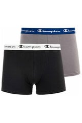 Champion Set 2 Pack, Apakšveļa 2 gab., melns/pelēks YOB14-SG cena un informācija | Vīriešu apakšbikses | 220.lv