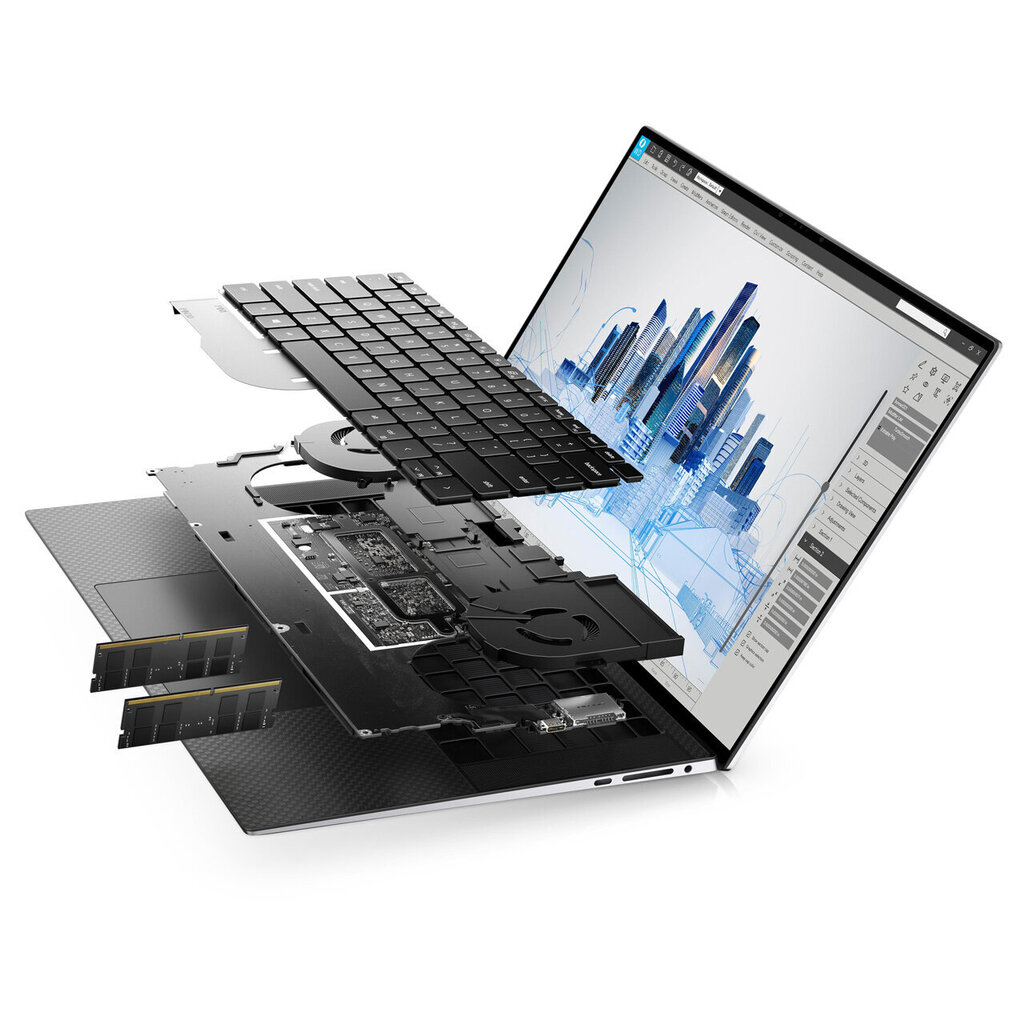 Portatīvais dators - Dell Precision 5560 FHD+, i7-11800H, T1200, 32GB 1TB cena un informācija | Portatīvie datori | 220.lv