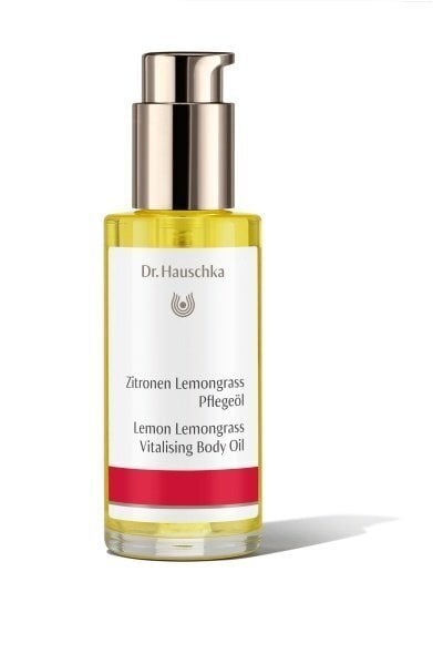 Vannas eļļa Dr. Hauschka Vitalising Body Oil Lemon & Lemongrass, 75 ml cena un informācija | Dušas želejas, eļļas | 220.lv