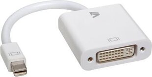 V7 CBL-MD1WHT-5E, DisplayPort Mini, 0.15m цена и информация | Кабели и провода | 220.lv