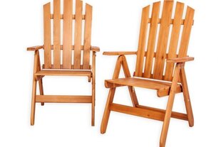 Saliekams dārza krēsls "Canada", brūns, Folkland Home цена и информация | Садовые стулья, кресла, пуфы | 220.lv