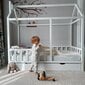 Bērnu “Namiņgulta”, 90 cm x 18 0cm x H 175 cm, balta, Folkland Home цена и информация | Bērnu gultas | 220.lv