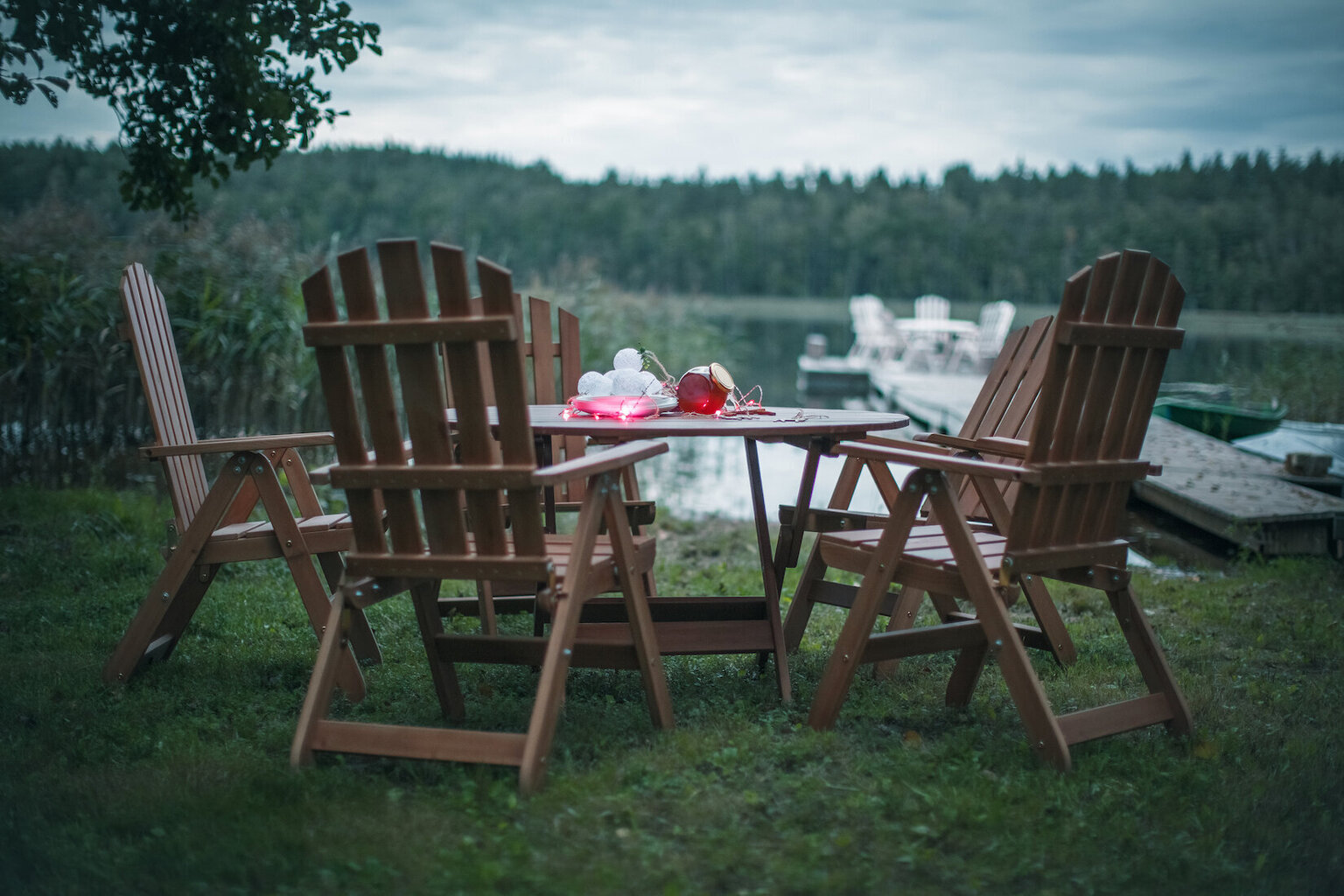 Dārza/ terases mēbeļu komplekts "CANADA 4", brūns, Folkland Home cena un informācija | Dārza mēbeļu komplekti | 220.lv