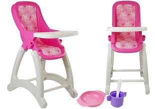 Bērnu leļļu krēsls ar piederumiem cena un informācija | Rotaļlietas meitenēm | 220.lv