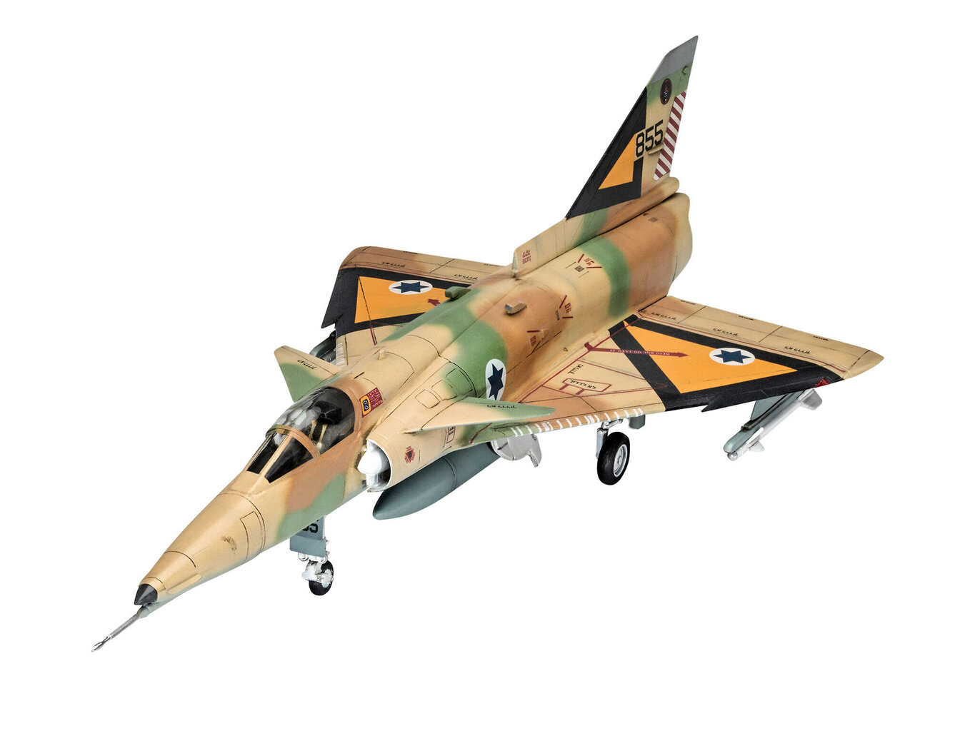 Revell - Kfir C-2 Model Set, 1/72, 63890 цена и информация | Konstruktori | 220.lv