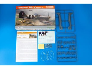 Сборная пластиковая модель Eduard - Tempest Mk.V series 1, Profipack, 1/48, 82121 цена и информация | Kонструкторы | 220.lv