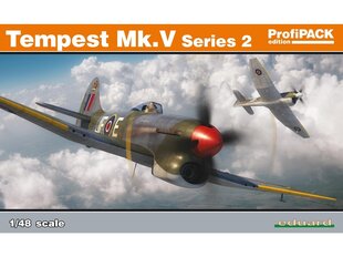 Сборная пластиковая модель Eduard - Tempest Mk.V series 2, Profipack, 1/48, 82122 цена и информация | Kонструкторы | 220.lv