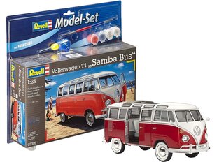 <p>Сборная пластиковая модель Revell - VW T1 Samba Bus Model Set, 1/24, 67399</p>
 цена и информация | Конструкторы и кубики | 220.lv