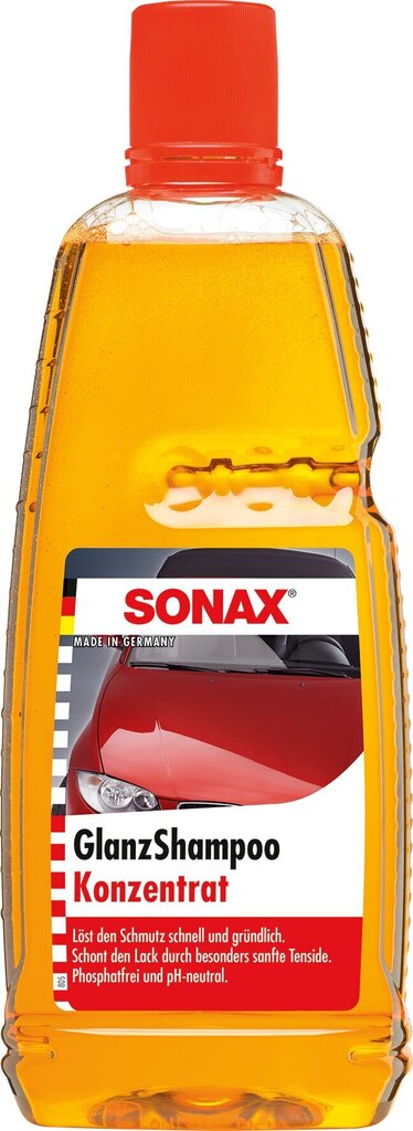 SONAX Gloss Shampoo Concentrate, Spīduma Auto šampūna koncentrāts, 1L cena un informācija | Auto ķīmija | 220.lv