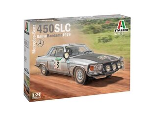 Сборная пластиковая модель Italeri - Mercedes-Benz 450SLC Rallye Bandama 1979, 1/24, 3632 цена и информация | Конструкторы и кубики | 220.lv