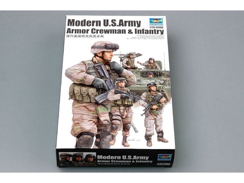 Trumpeter - Modern U.S. Army Armor Crewman & Infantry, 1/35, 00424 cena un informācija | Konstruktori | 220.lv
