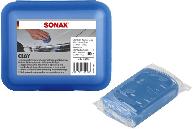 SONAX Clay, Māls, 100g cena un informācija | Auto ķīmija | 220.lv