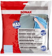 SONAX Microfibre Drying Cloth, Microšķiedras audums auto žāvēšanai cena un informācija | Tīrīšanai, salvetes | 220.lv