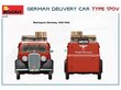 Miniart - German Delivery Car Type 170V, 1/35, 35297 цена и информация | Konstruktori | 220.lv