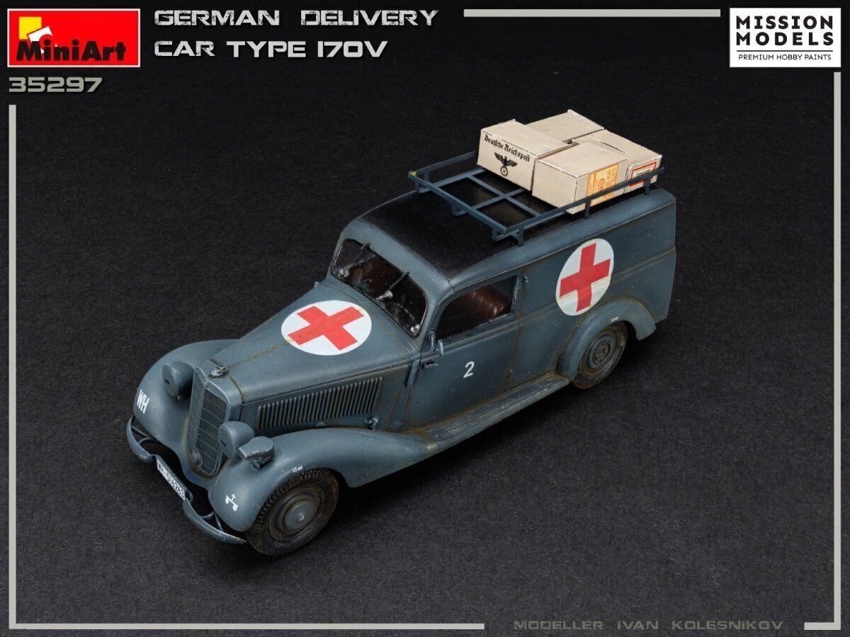 Miniart - German Delivery Car Type 170V, 1/35, 35297 цена и информация | Konstruktori | 220.lv