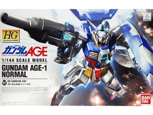 Bandai - HG Gundam Age Gundam Age-1 Normal, 1/144, 58270 cena un informācija | Konstruktori | 220.lv